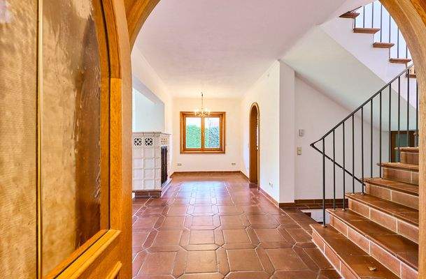 Blick zum Wohnbereich