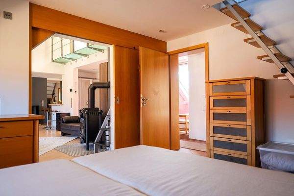 Blick aus dem Schlafzimmer