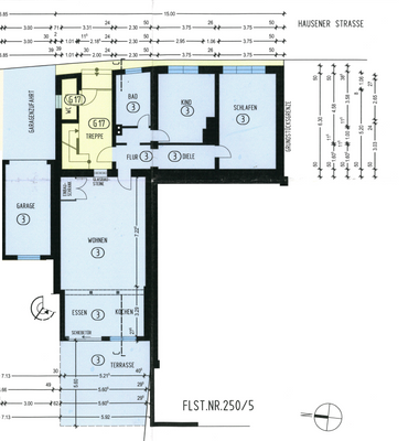 Erdgeschoss Grundriss Wohnung Nr.3