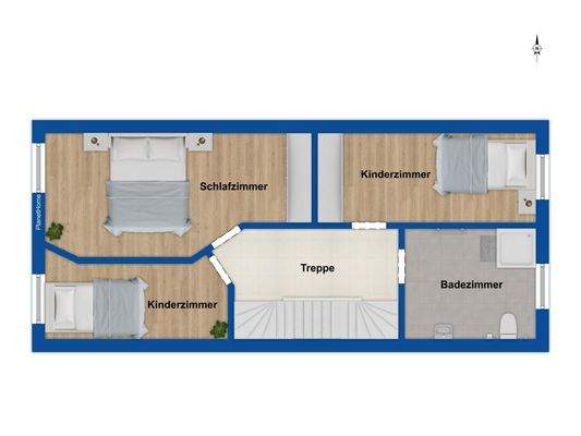 Grundriss Obergeschoss