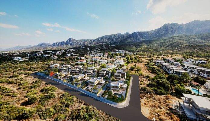 Villas in Alsancak North Cyprus within a Residential Complex