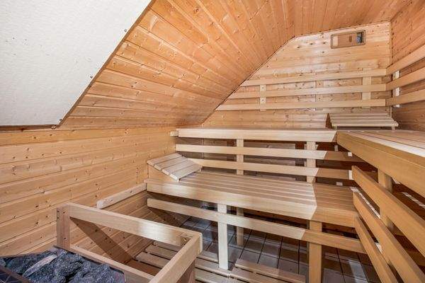 Sauna im Dachgeschoss