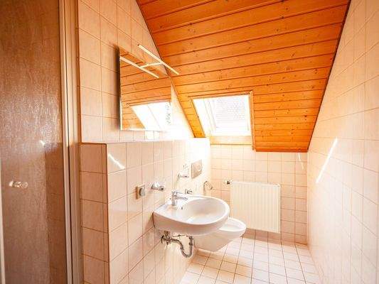 Gästebad im Dachgeschoss