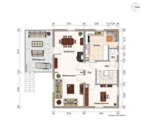 Grundriss Erdgeschoss