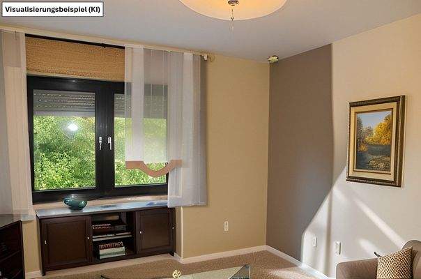 Schlafen als Einrichtungsbeispiel (von KI erstellt)