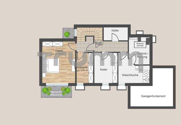 Grundriss Untergeschoss