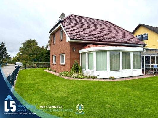 Blick aus dem Garten 