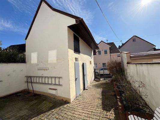 Ansicht Hof und Nebengebäude