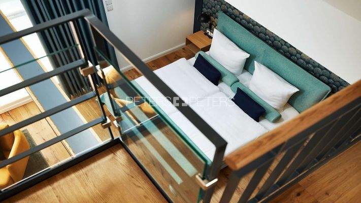 Schlafbereich Blick von der Galerie WE 10