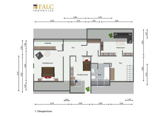 Grundriss Dachgeschoss Hauptgebäude