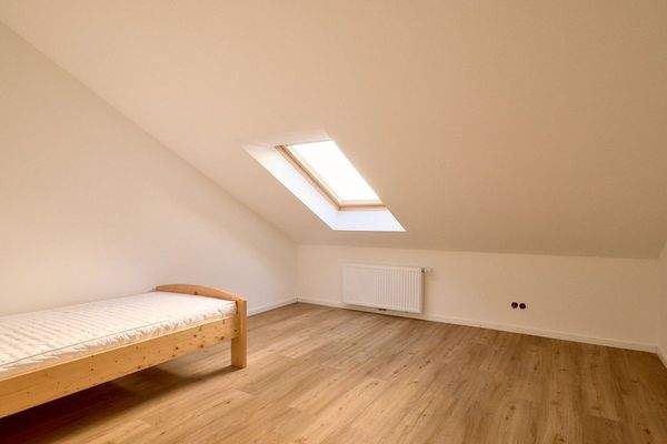 Blick in das Schlafzimmer