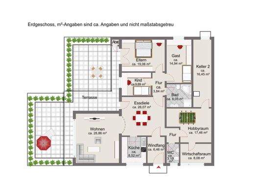 Grundriss Erdgeschoss