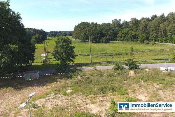 Ausblick vom Grundstück