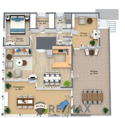 Obergeschoss - 3D Floor Plan