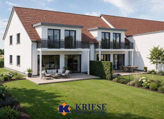 Haus Rückseite Visualisierung