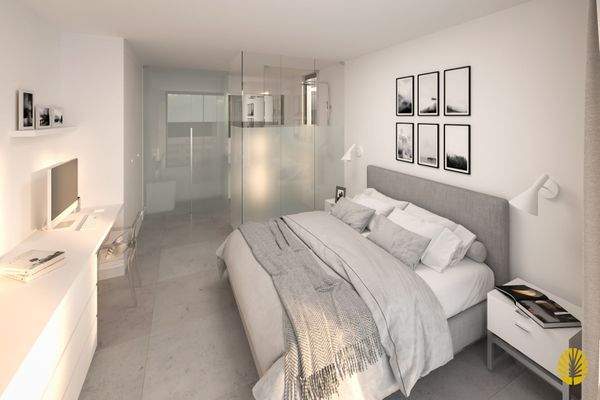 Eines von 2 Schlafzimmern