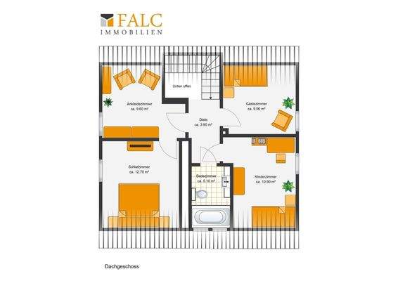 Grundriss Dachgeschoss