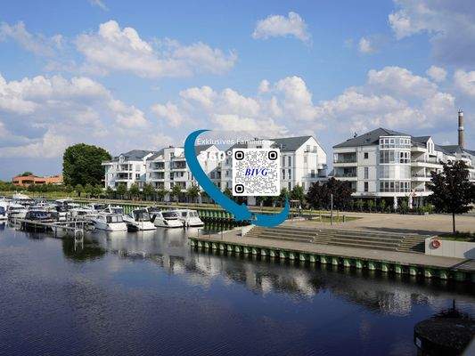 Moderne Wohnanlage am Wasser