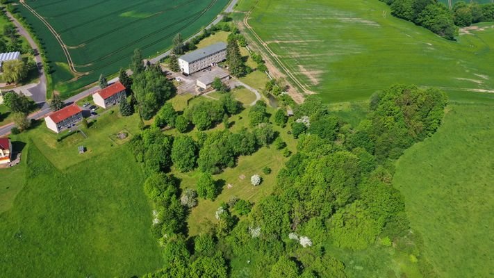 Drohne Ostansicht Grundstück