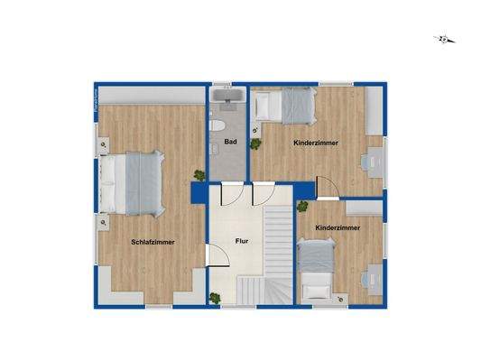 Grundriss Obergeschoss