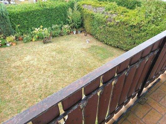 Balkon  zur Rückseite