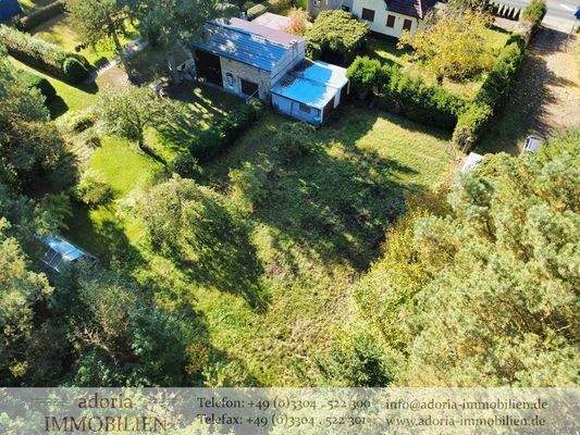 Luftbild optionaler Garten