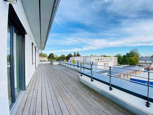 Terrasse am Wohnzimmer