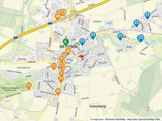 Geolyzer Kartenausschnitt