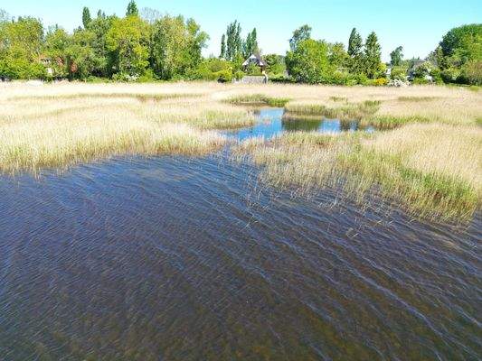 Hausansicht vom Bodden