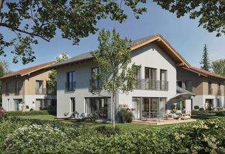 Sonnige Gärten mit großzügigen Terrassen