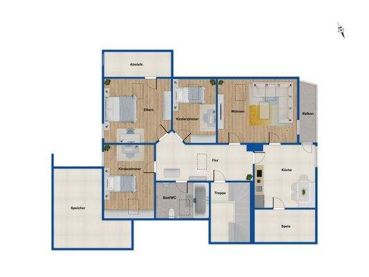 Grundriss Dachgeschoss