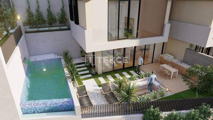 Elegant Detached Villas with Private Pools in Alanya Tepe
