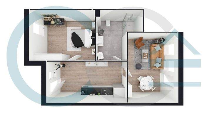 3D Grundriss WHG EG RE