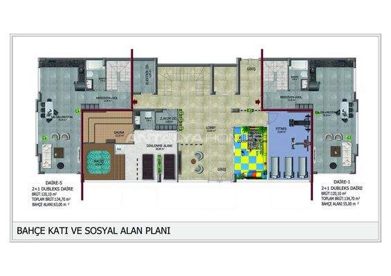 Modern Flats in Kestel Alanya, 200 m from the Beach