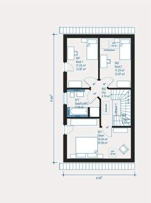 Familienfreundlicher Grundriss
