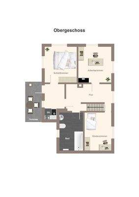 Grundriss Obergeschoss