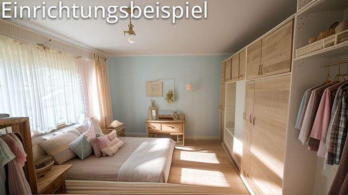 Einrichtungsbeispiel EG Schlafzimmer