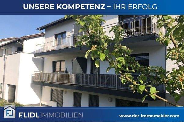 Modernes 2 Zimmerwohnung in 6 Familienhaus mit großzügigen Balkonen