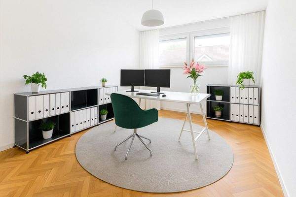 Visualisiertes Einrichtungskonzept - Arbeitszimmer