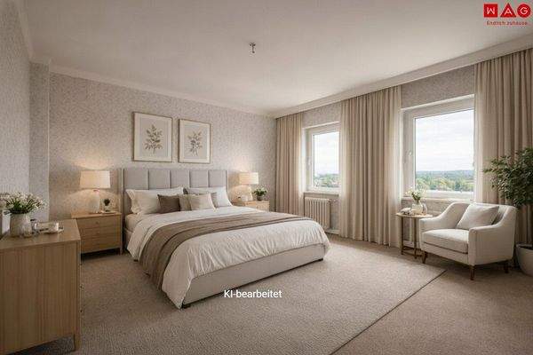 Möblierungsvorschlag Schlafzimmer KI generiert