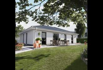 Bungalow 110 Gartenseite