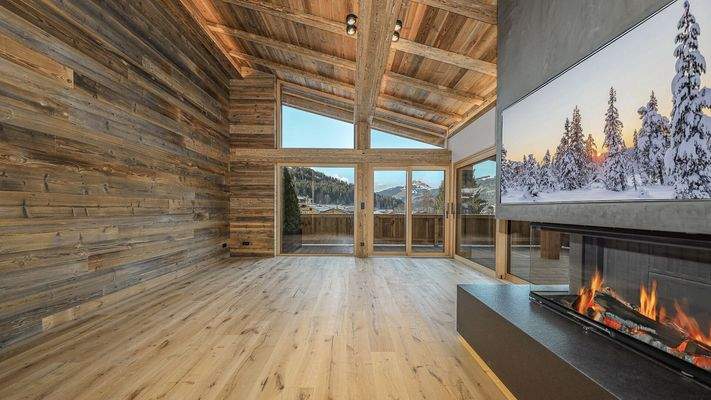 KITZIMMO-Exklusives Neubau-Penthouse mit Ski/in-Ski/out - Immobilien Kirchberg.