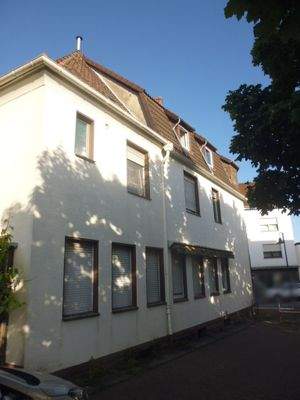 seitlicher Blick auf das Gebäude