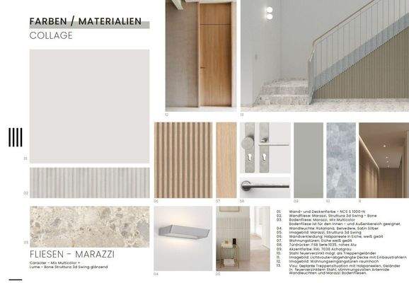 Farben Materialien