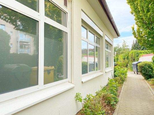 Weitere Außenansicht der Lagerfläche