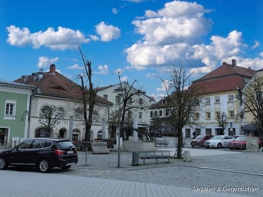 Blick zum Marktplatz