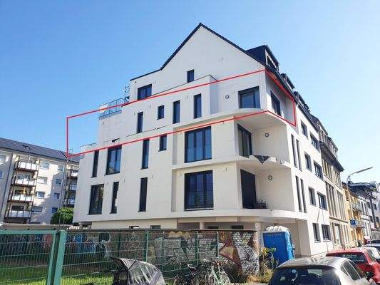 Außenansicht - WE4 markiert