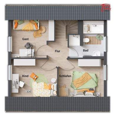 Grundriss Dachgeschoss