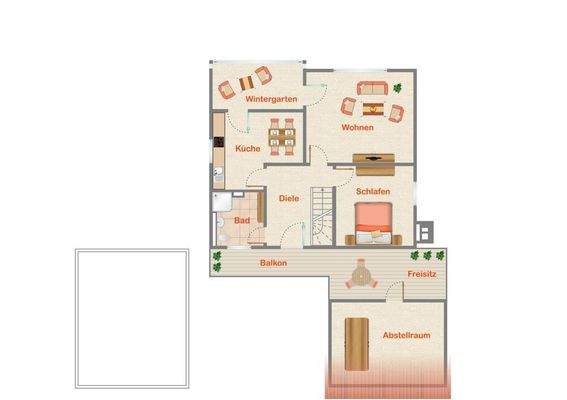 Wohnung Dachgeschoss