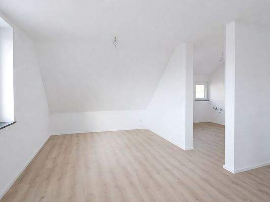 Blick Essecke und die Küche